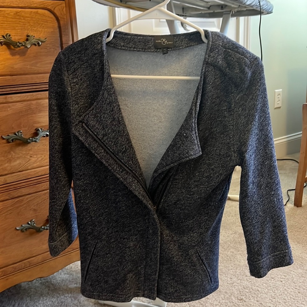 Asymmetrical Zip Up Jacket